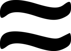 Math Almost Equal To Stencil Svg Vector, Free Vectors File